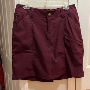 Duluth Trading co womens dry on fly orig skort (snaps) Like New sz10 46712MBY10